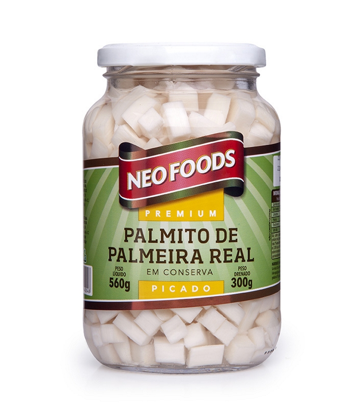 Palmito de Palmeira Real Picado
